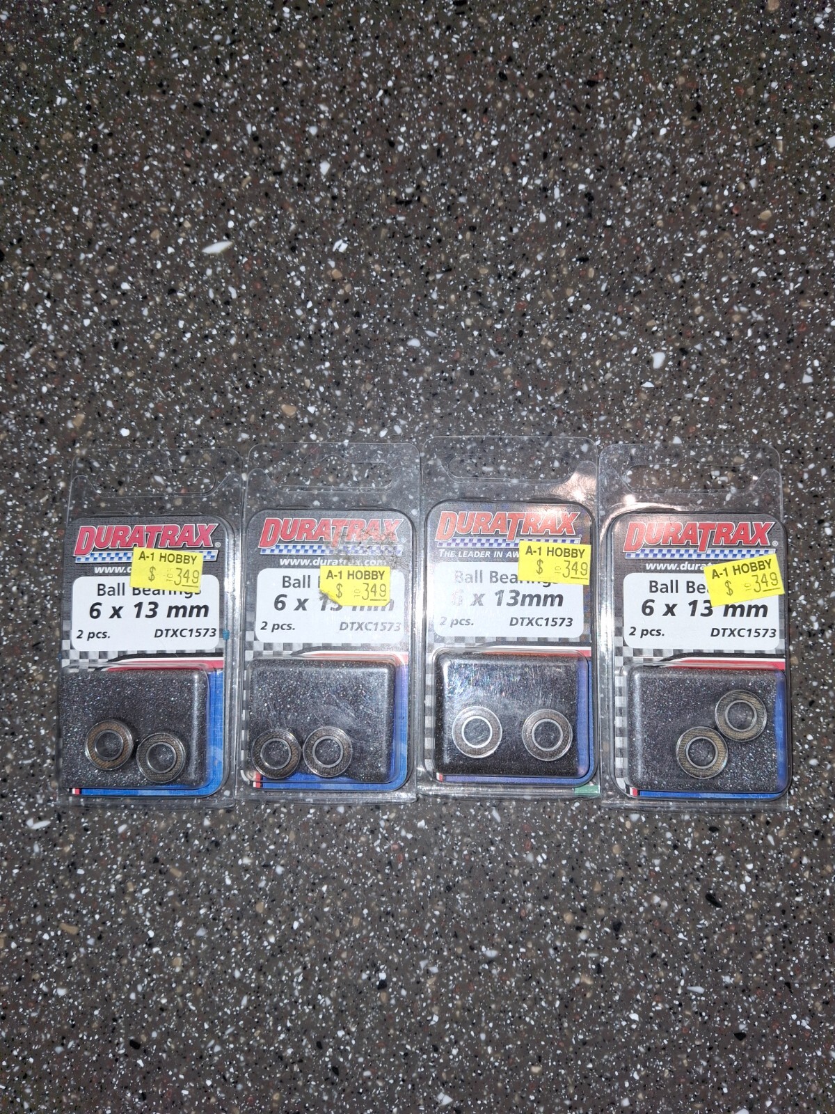DuraTrax Ball Bearing 6x13mm 4 NOS PACKAGES VINTAGE NIP DTXC1573