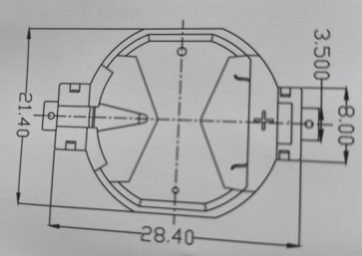 20 free shipping BS-11-B2CA001 battery base for battery :CR2032 SMD