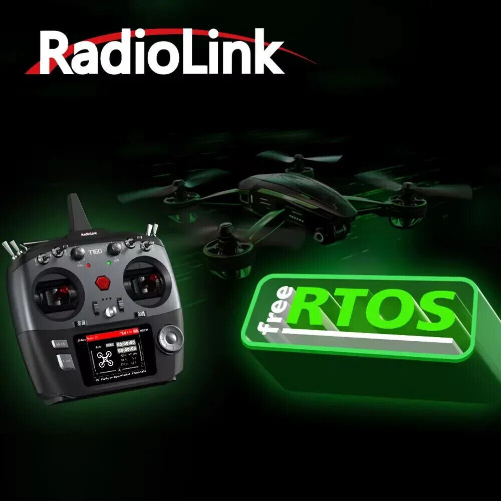 RadioLink T16D Remote Control 2.4GHz 16Channels Transmitter with R16F Receiver