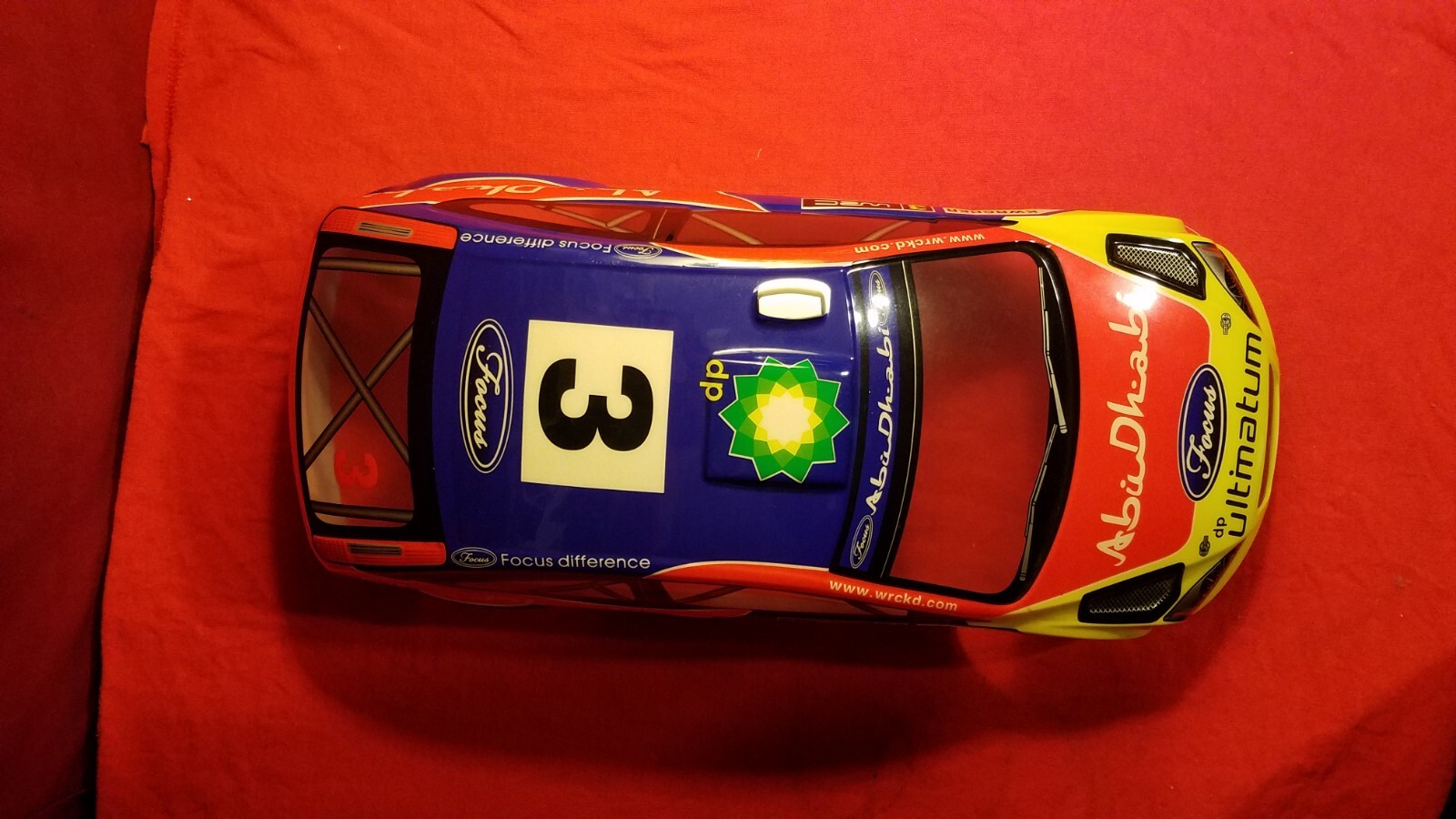 abu dhabi touring car body & red bull body traxxas 4tec kyosho fazer hpi rs4 ts4