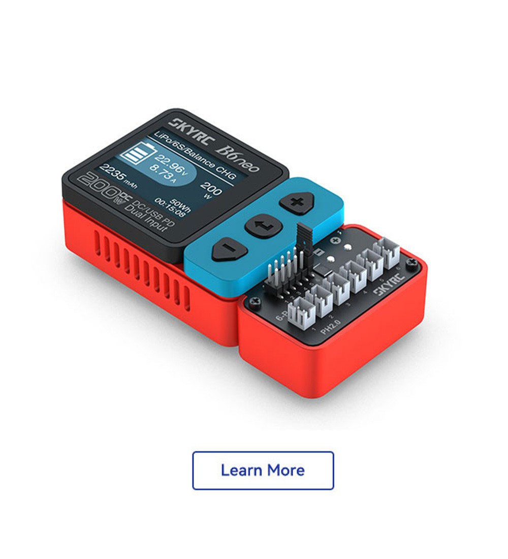 SKYRC Lipo Battery Charging Hub OSH 6-Port For B6neo B6ACneo B6neo+ B6neo 2
