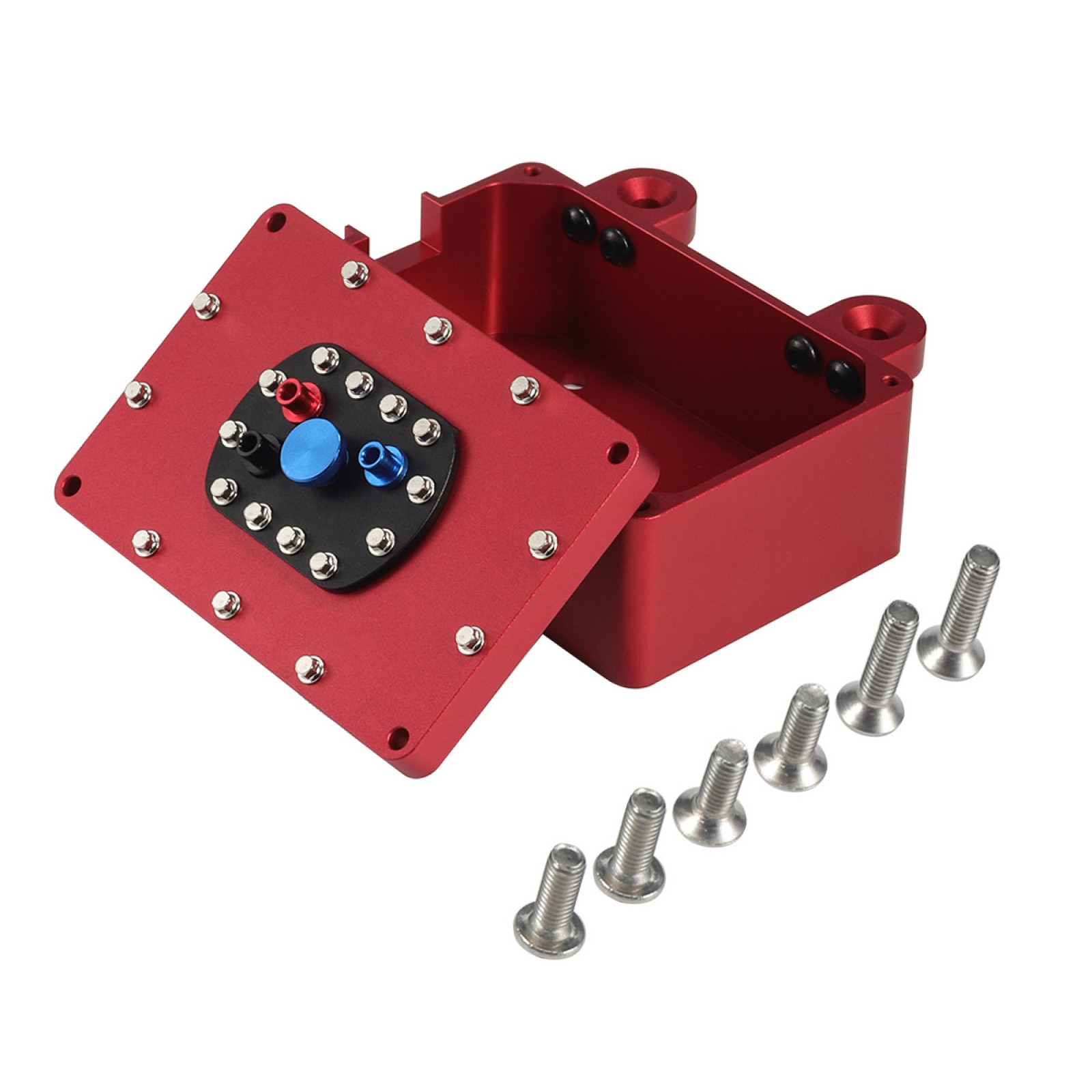CNC Metal Scale Fuel Cell Receiver Box for SCX10 PR10 TRX4 1/10 RC Crawler Zn