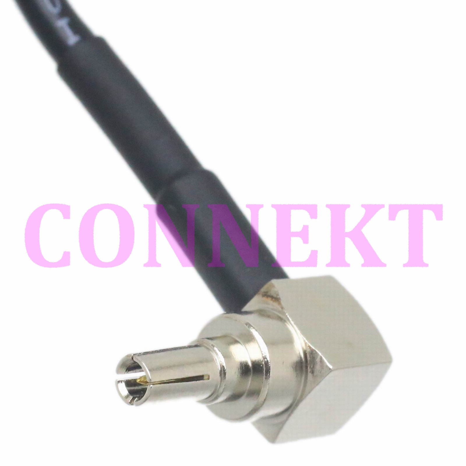 CRC9 male right angle to TS9 male plug RA RG174 cable jumper pigtail 3G modem