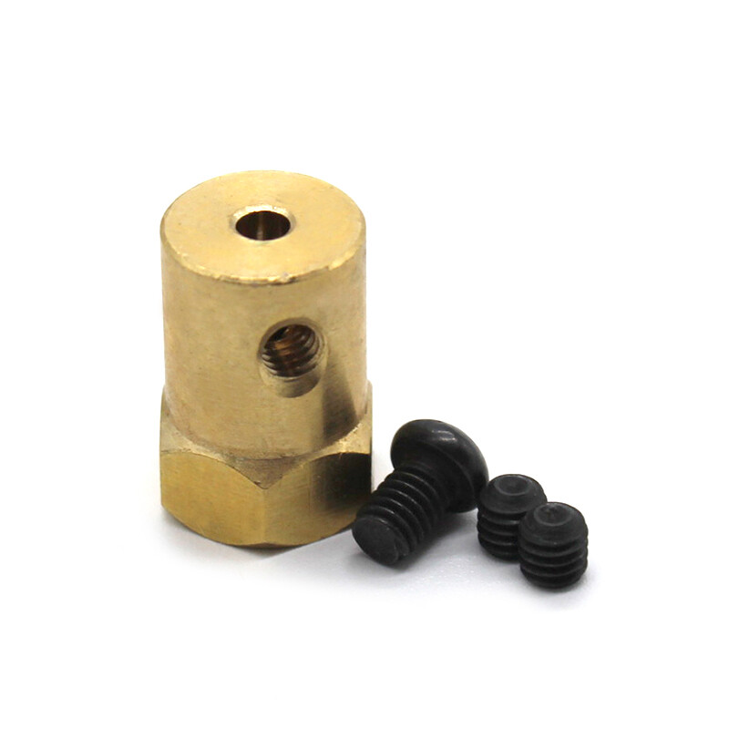 2mm-8mm 45# Steel/Brass Hex Motor Shaft Coupling Joint Coupler For RC Model DIY