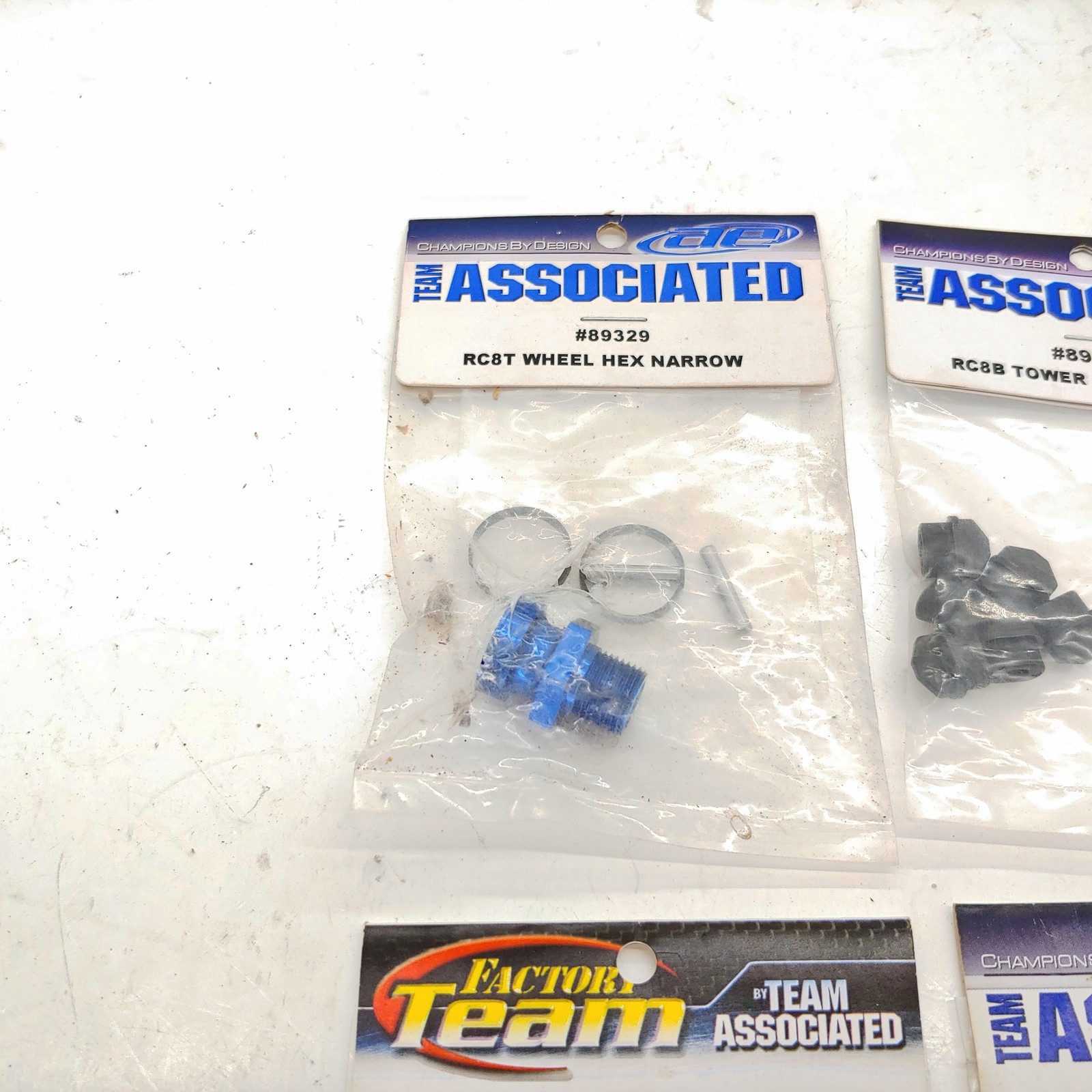Team Associated RC8 New Parts Lot – 89094 81112 89045 89329 89470 x6