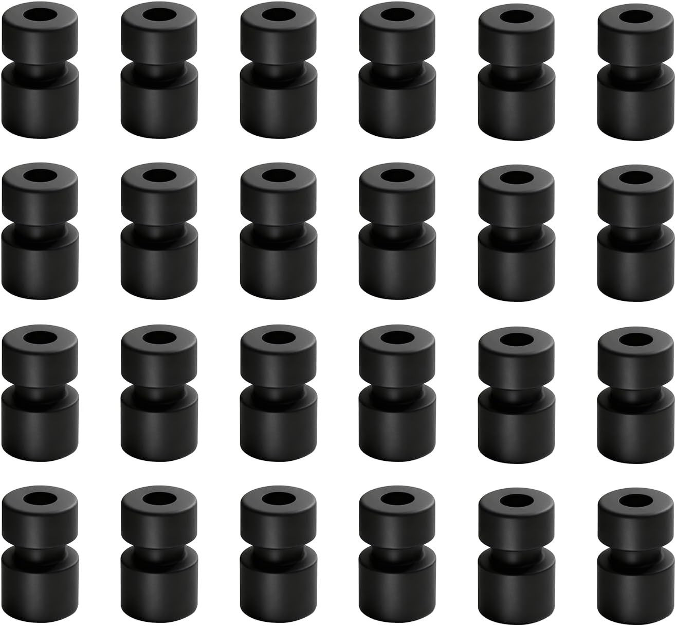 24Pcs M2 anti Vibration Rubber Balls for F4 F7 Flight Controller, RC Silicone Da
