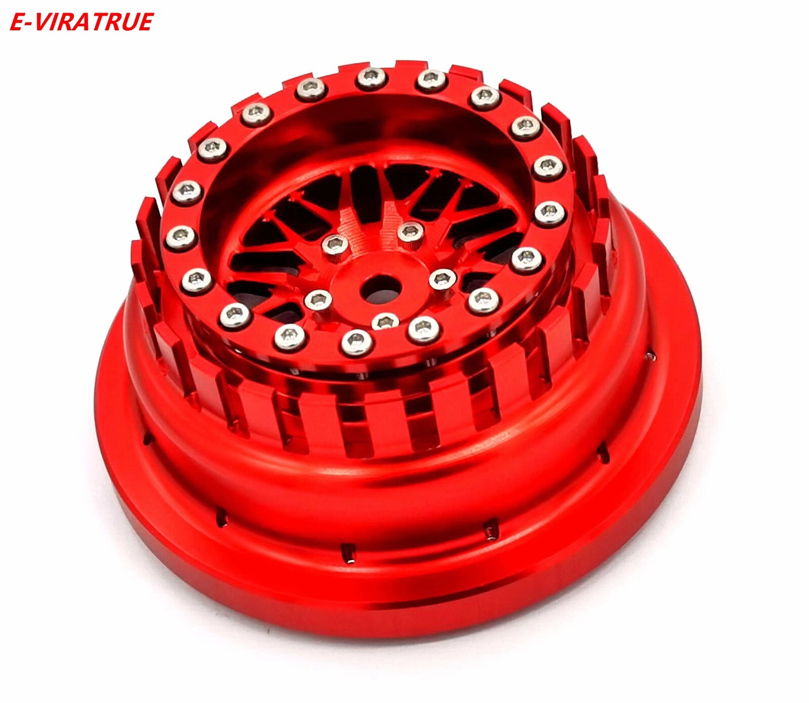 E-VIRATRUE Alu Wheel For TRAXXAS XRT/XMAXX&ARRMA Kraton 8S&Lois DBXL 1/5 4pcs