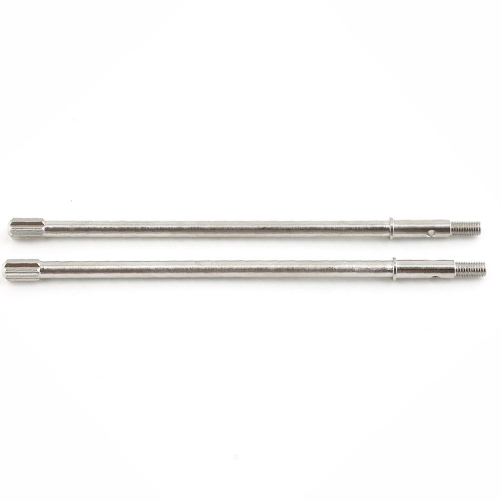 2Pcs Silver Steel Rear Alex CVD Drive Shaft Replacement For Traxxas 1/7 RC Car p