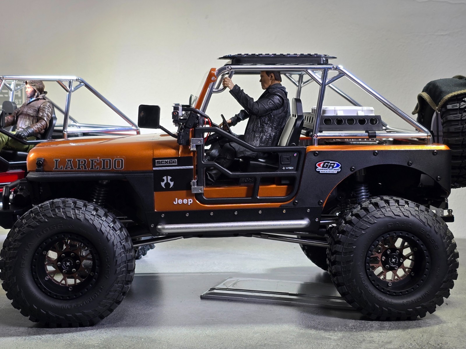 H-TECH RC CNC Aluminum Roll Cage for Axial SCX10 III CJ-7 [AXI03008]
