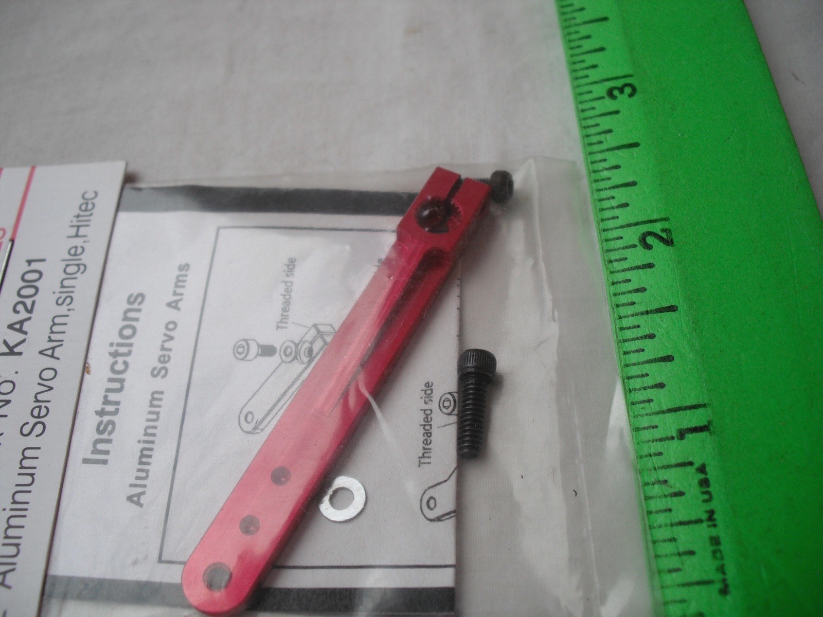 Maxx Products Mpi KA2001, 2″ Aluminum Servo Arm, Single, Hitec, RC R/C Plane Car