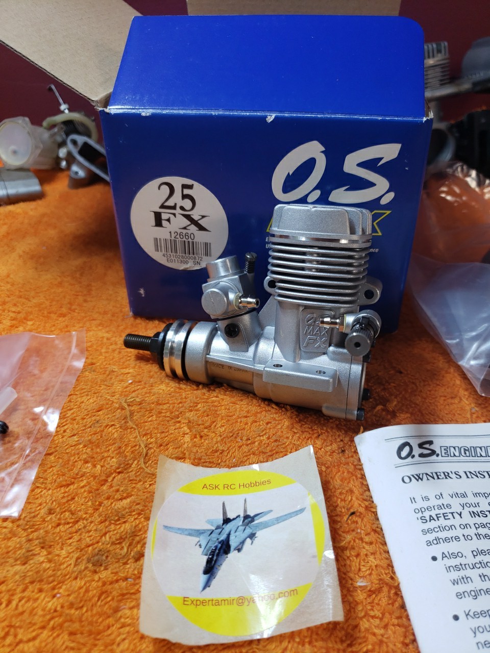 OS Engine – OS max 25 FX RC motor – New!