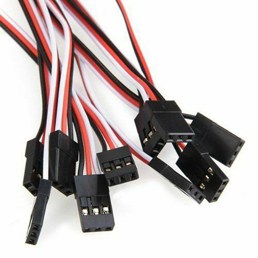 X5 RC Servo Extension Cord Cable Wire 3 PIN MALE FE 40″ Plane Helicopter Boat