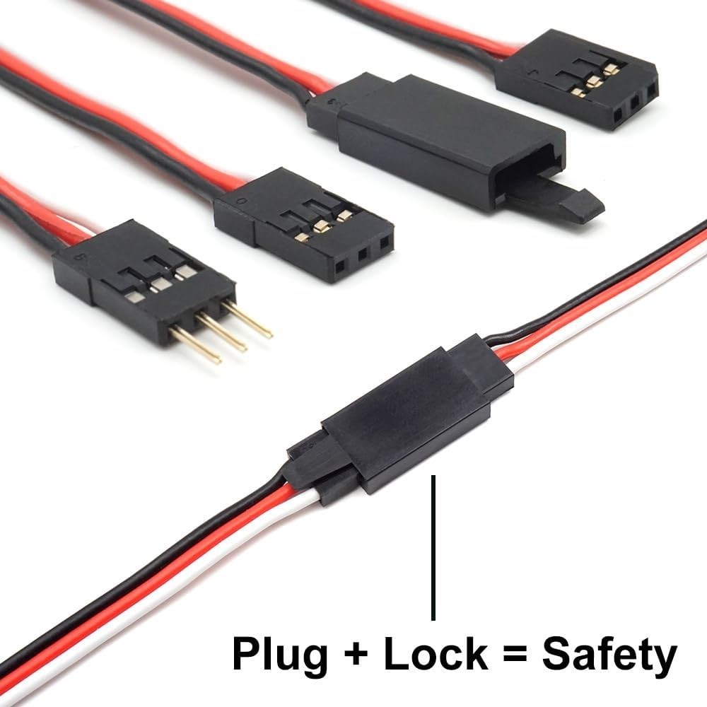 RC Servo Connector Kit with Crimping Tool
