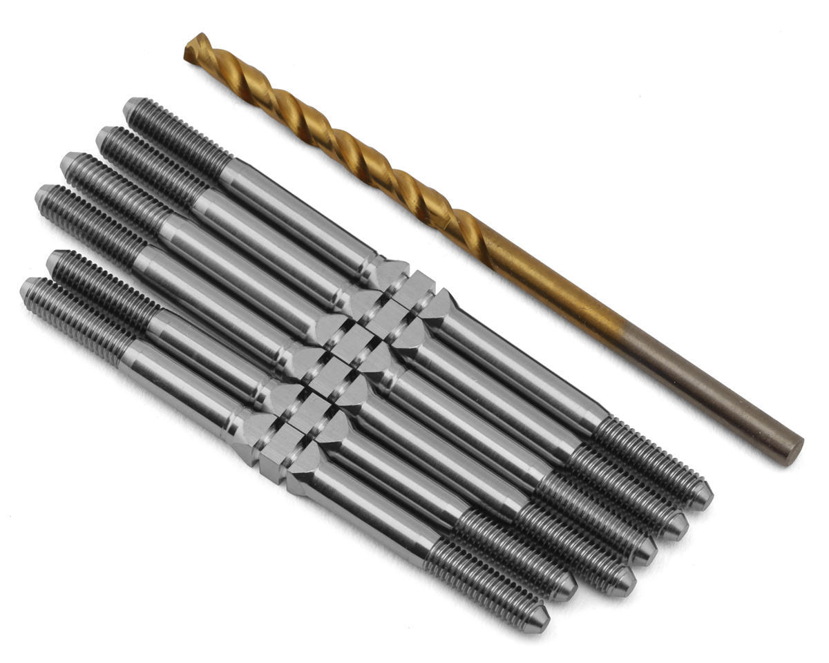 J&T Bearing Co. Associated T6.4 Titanium “Milled” XD Turnbuckles (Natural)