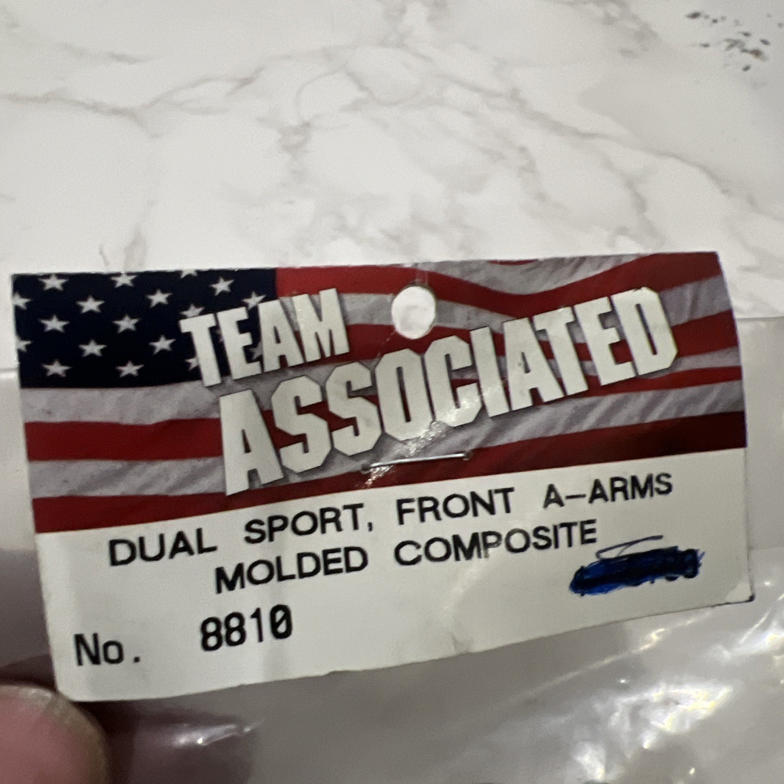 Team Associated 8810 Front A-Arms Molded Composite for RC10DS NIP RC Vintage