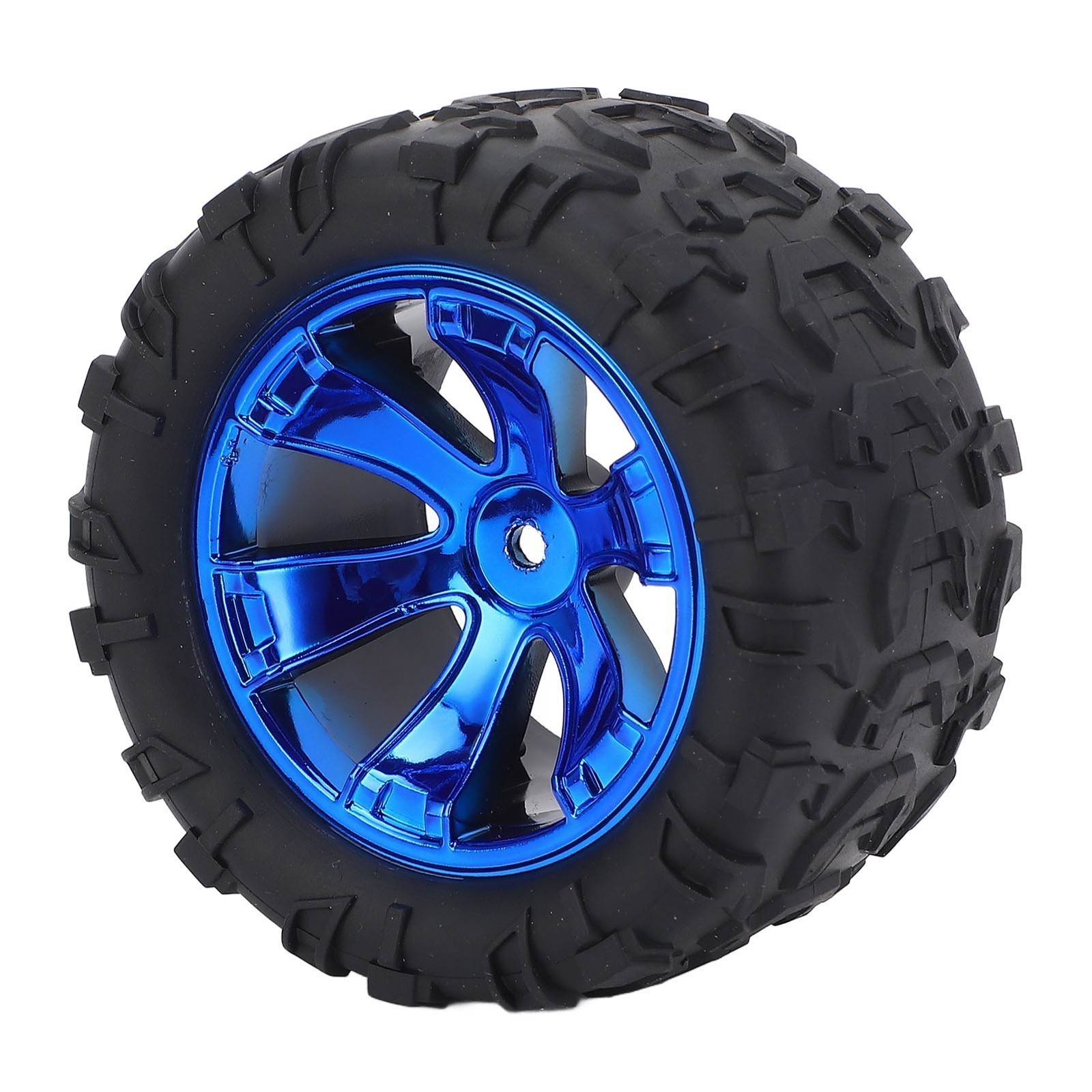2PCS RC Car Tires Abrasion Resistant Plastic Rubber Left Wheel Tyre Set