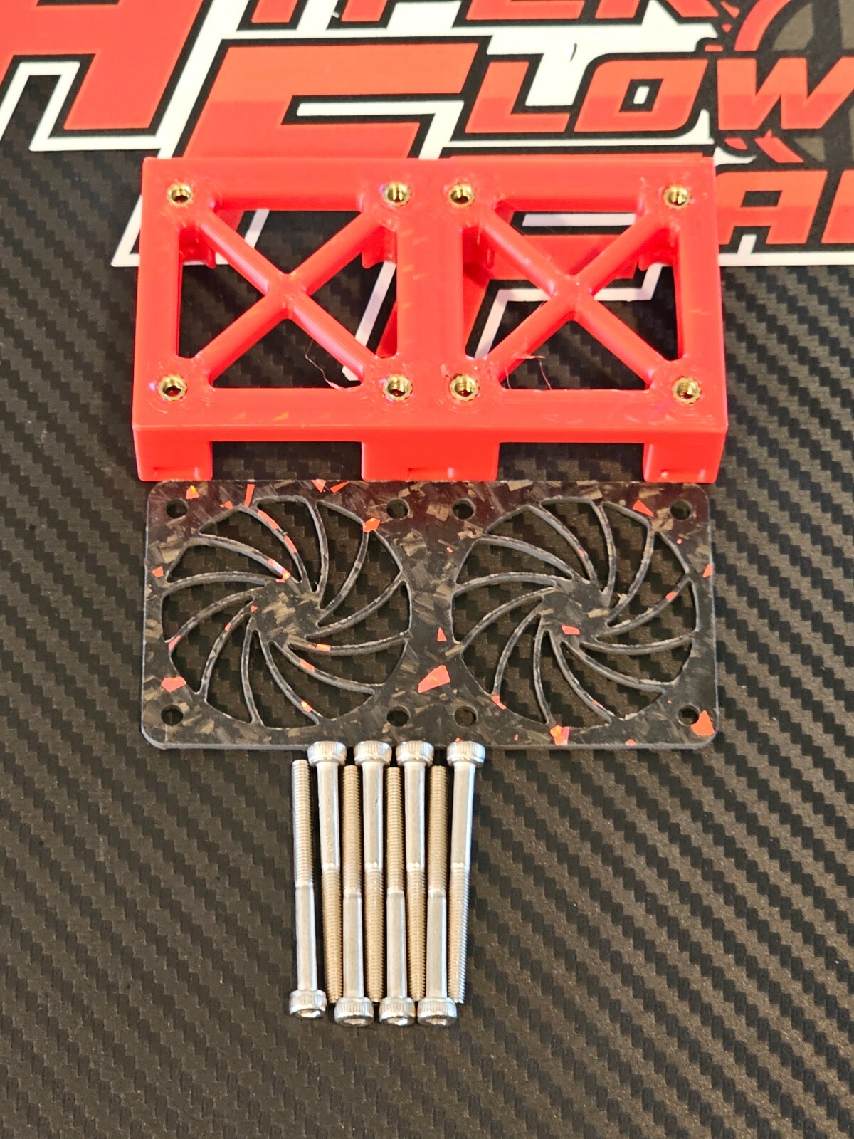 DUAL COOLING 40MM Fan Mount HOBBYWING 70125SD 560KV 70MM RC MOTOR LOSI ARRMA 5T