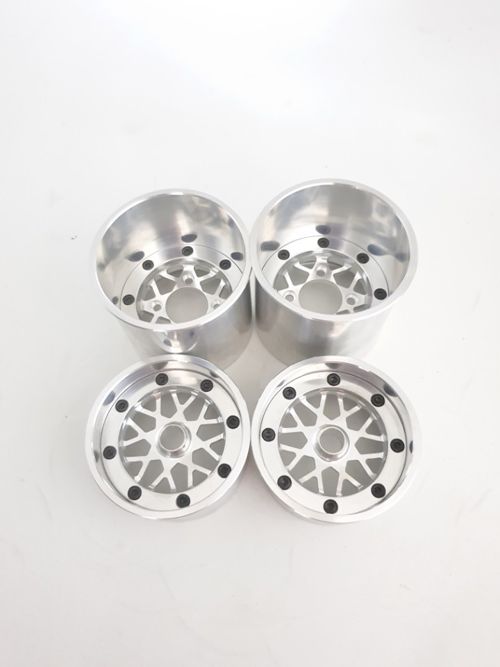 Team Associated RC10L PAN CAR Alloy Wheels set Tecnacraft repro
