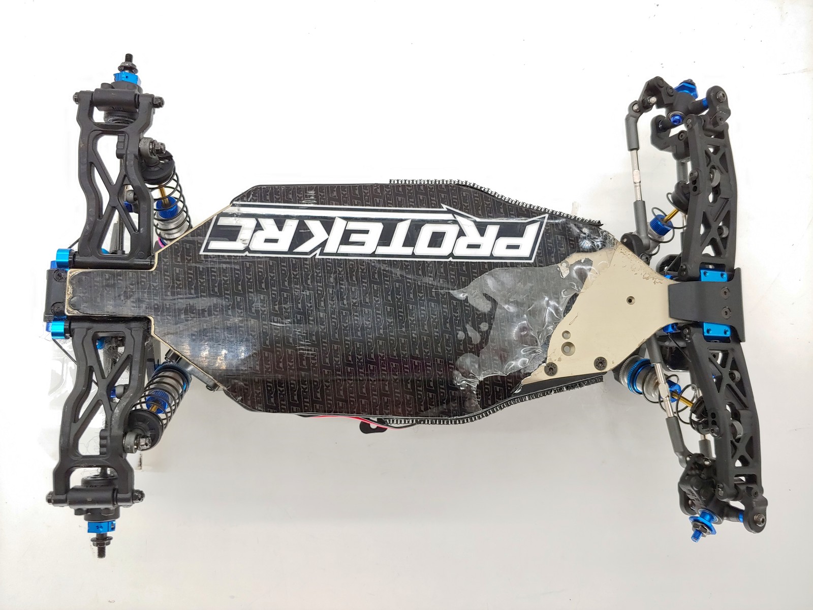 Team Associated RC10B7 B7 1/10 2wd Buggy Roller Slider Chassis w/ Body & Parts