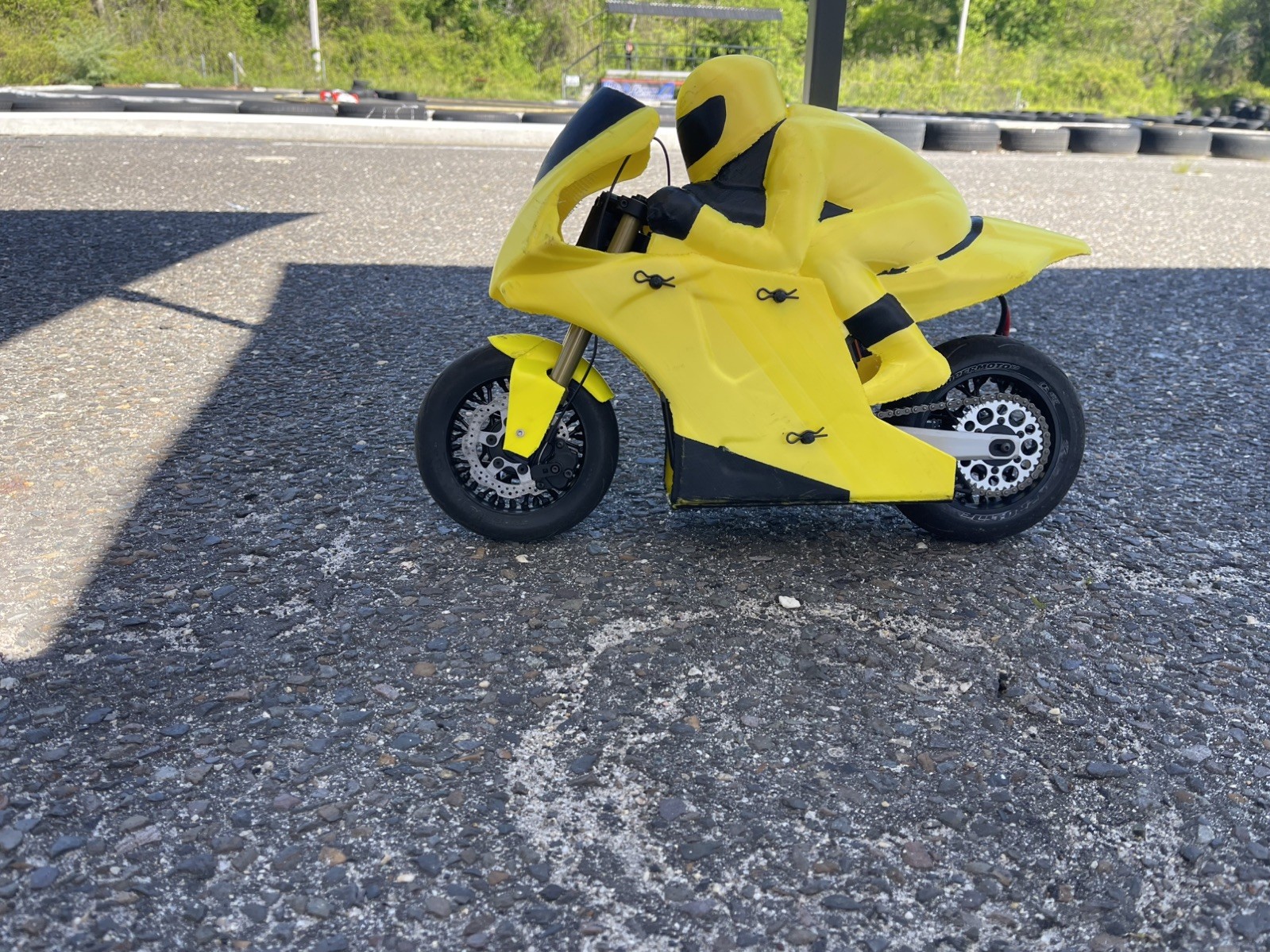 Losi Promoto 1/4 MotoGP style fairings kit-YELLOW