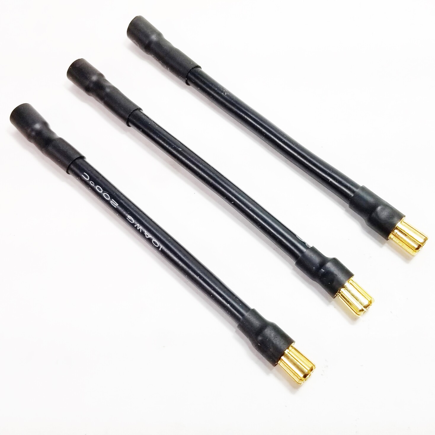 RCP Motor Wires 6mm Male to 6mm Female Brushless Motor Wire Extensions 3 or 6″