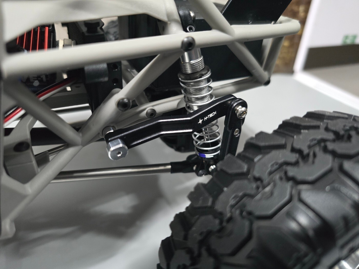 H-TECH RC CNC Aluminum Sway Bar For Vanquish H10 Optic