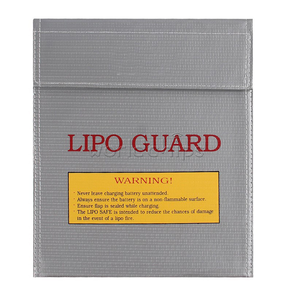 Fireproof High Quality RC LiPo Battery Safety Bag Safe Guard Charging Sack 2Size
