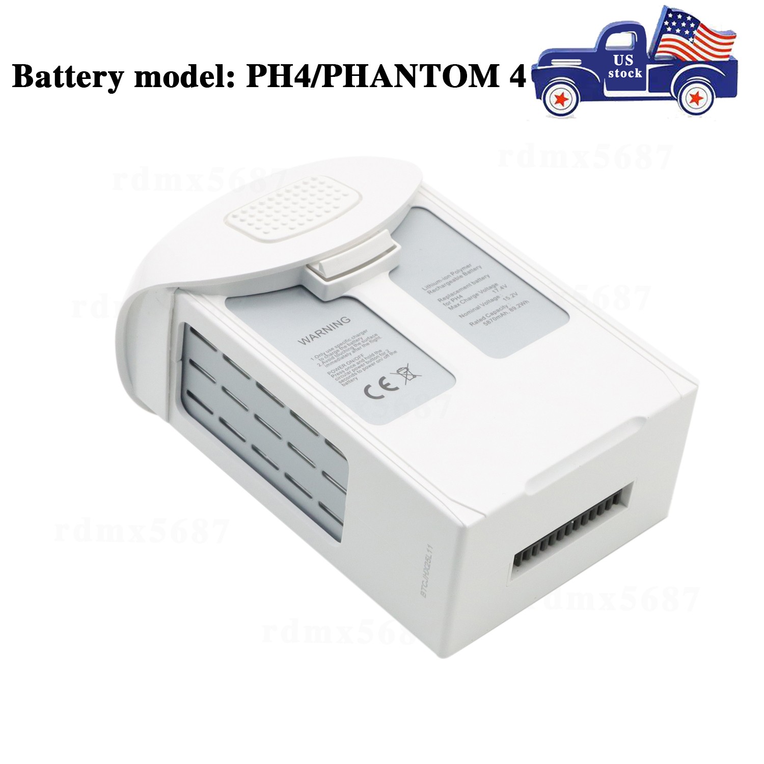 Battery For DJI Phantom 4 Advanced, DJI Phantom 4 Pro, DJI Phantom 4 Pro Plus