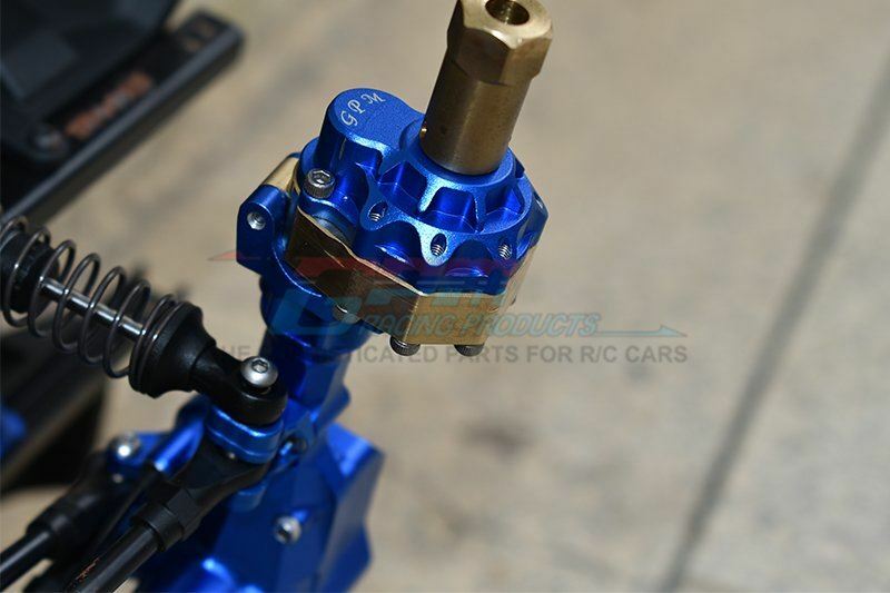 GPM TRX4022BX BRASS 48g REAR KNUCKLE ARMS INNER CASE FOR TRAXXAS RC TRX-4 TRX-6
