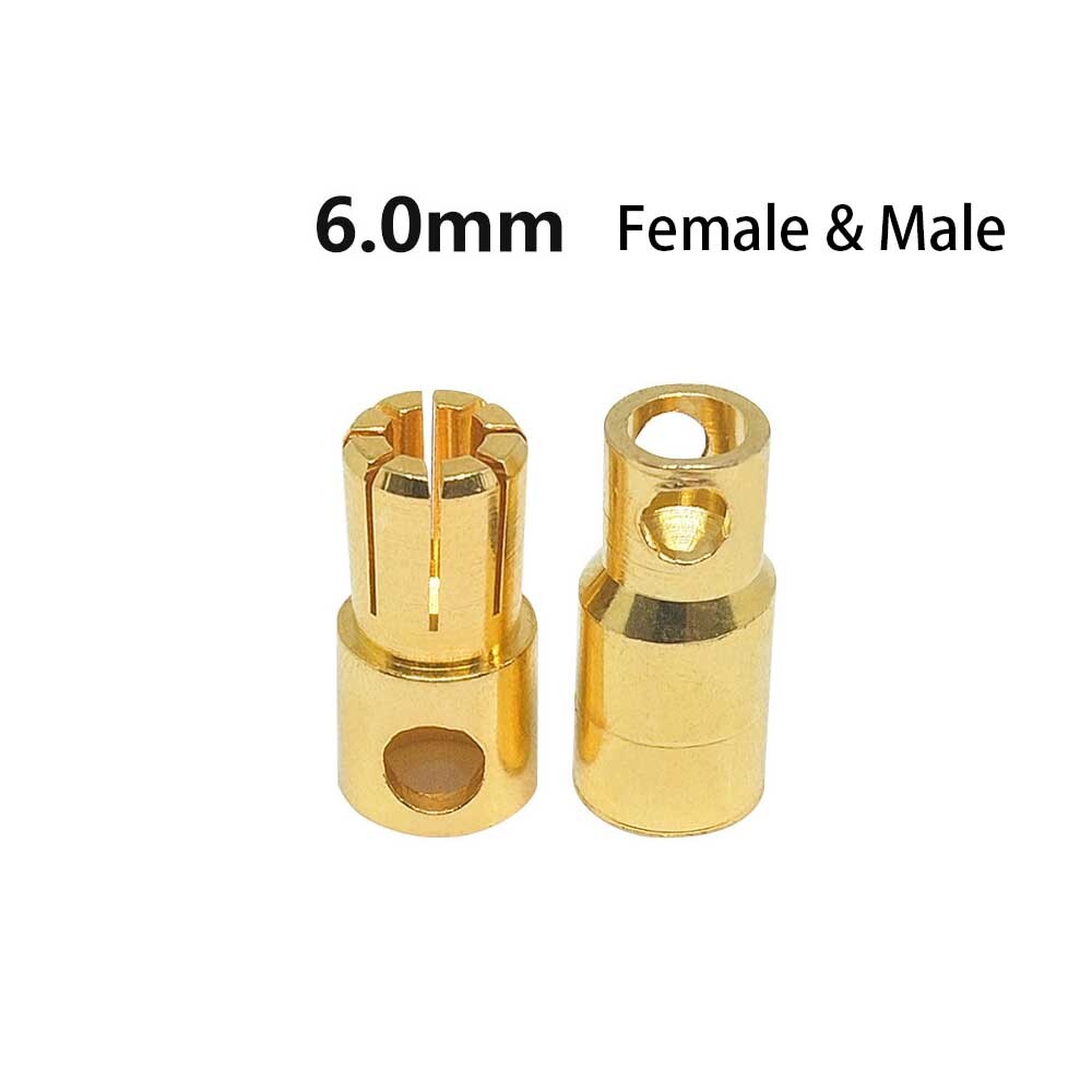 20pair RC Bullet Connector 2/3/3.5/4.0/5/5.5/6/8mm Male Female Banana Plug USA