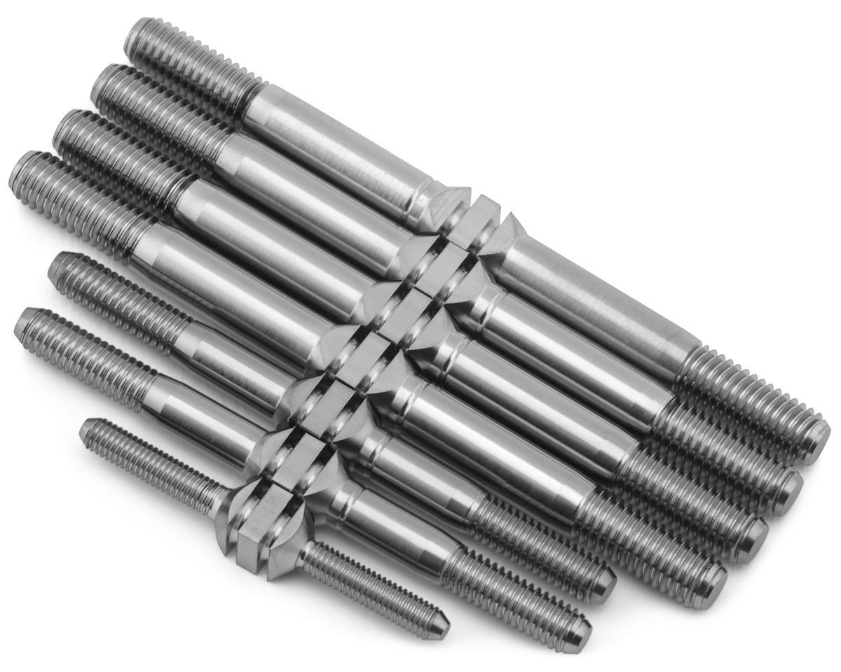 J&T Bearing Co. Tekno NB48/EB48 2.2 Titanium “Milled” Turnbuckles (Natural) (7)
