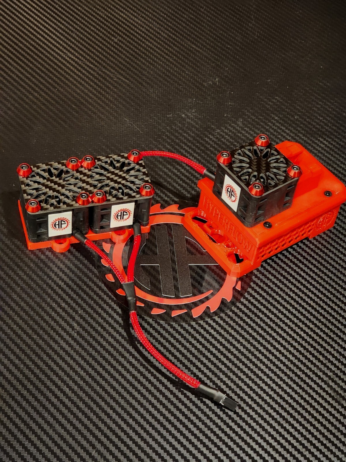 4s High Power RC Cooling Fan ARRMA 8s EXB KRATON OUTCAST HOBBYWING MAX5G2