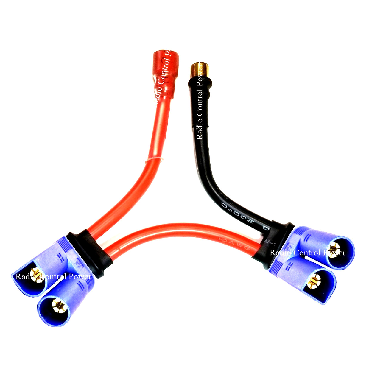 RCP-8mm Bullets To EC5/IC5 Male Connectors Series Harness 10 awg wire
