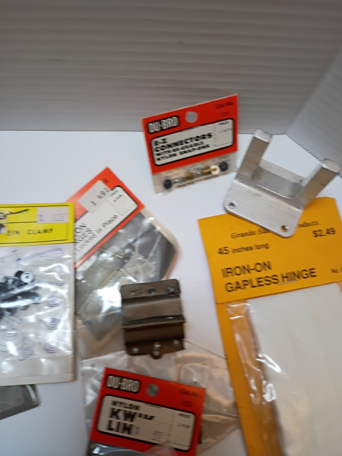 Vintage RC Model Airplane Parts Lot, Du-bro,Ernst,Sig,pylon,Granite,CB, etc