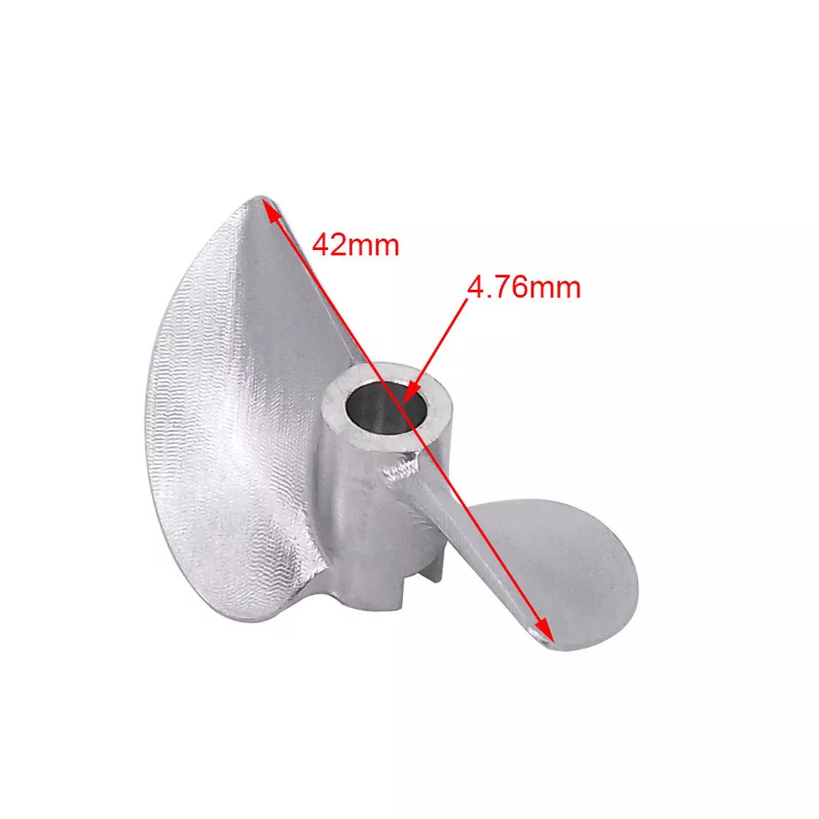 For Spartan M41 RC Boat Propeller 42mm 4.76mm 3/16″ CNC Metal P1.4 Prop