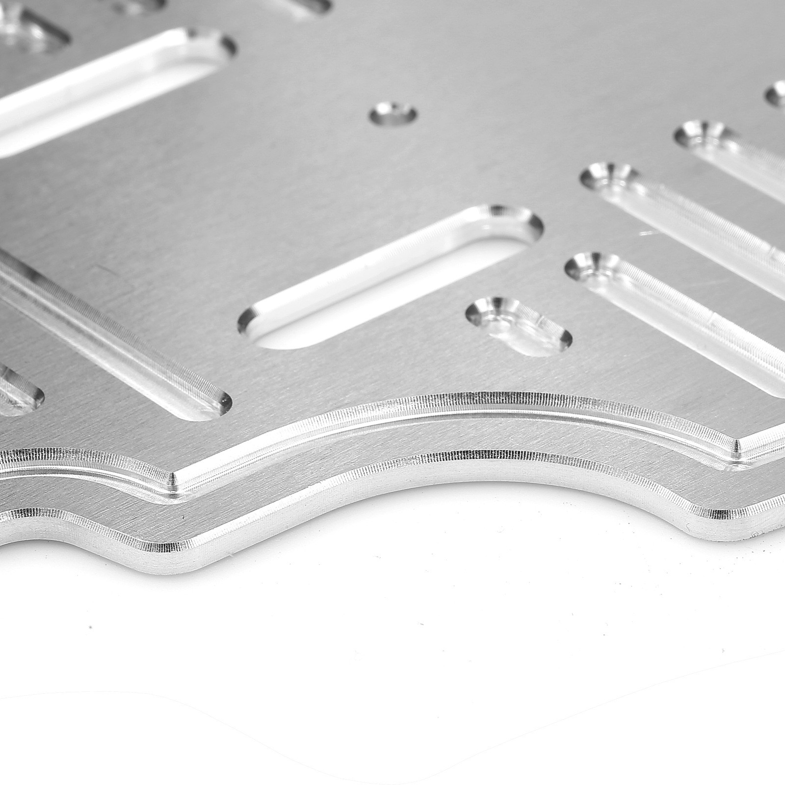 For Tamiya Sand Scorcher 1/10 RC Parts Aluminum Chassis Guard Skid Plate Armor