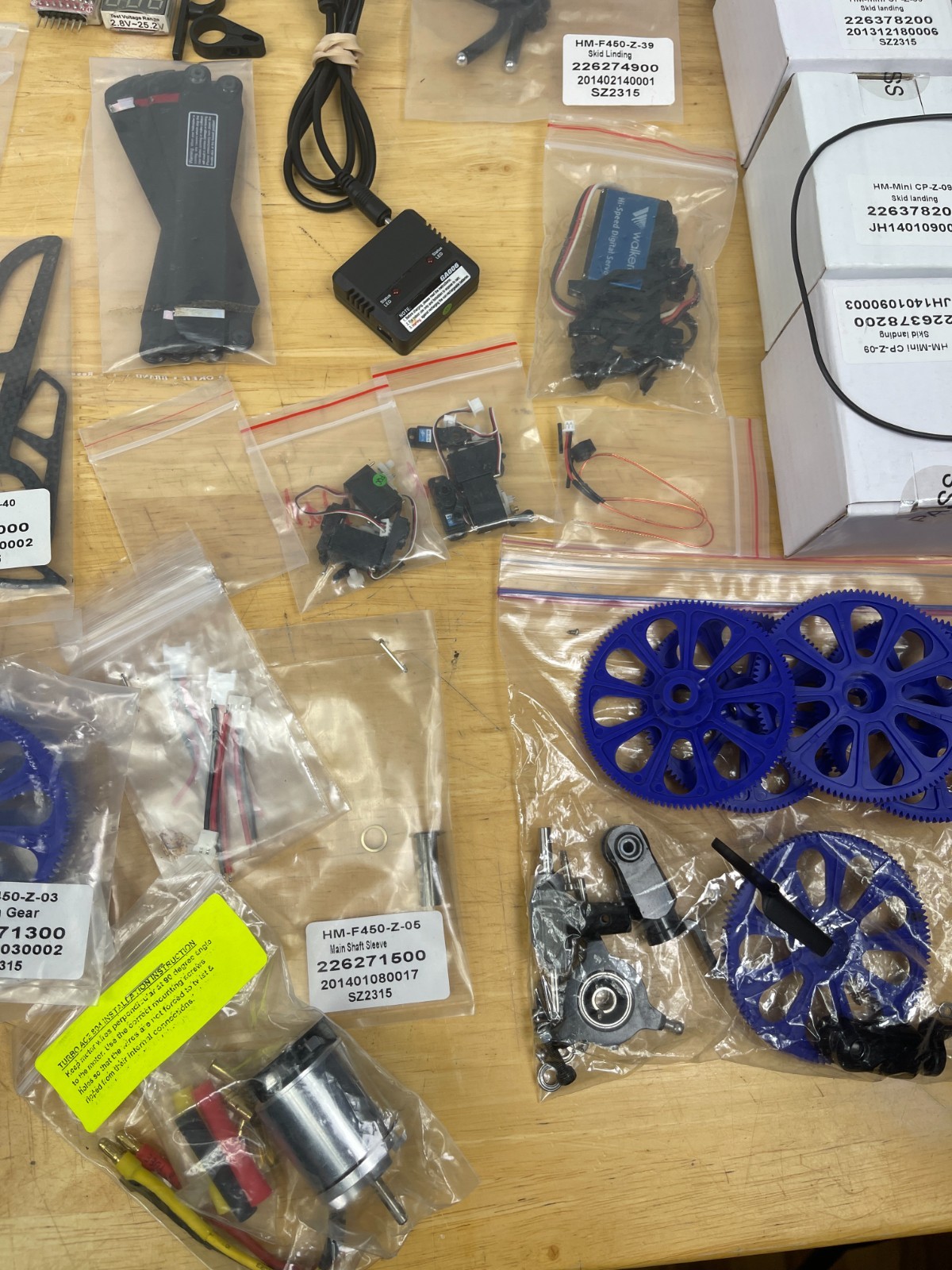 Walkera RC Helicopter Parts Lot NOS V450D01 V450D03 Super CP Master CP
