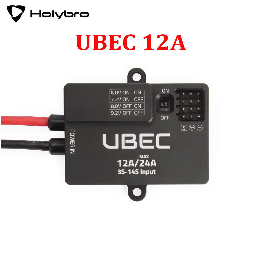 HolyBro UBEC 12A XT30 DC-DC Regulator Chip 4 Channel Parallel Header Pin Outputs