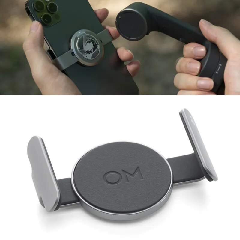 Original DJI OM Magnetic Phone Clamp 3 For DJI Osmo Mobile 8/7P/7/6/SE/OM5/4SE/4