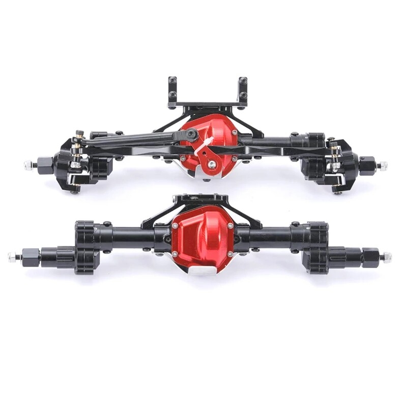 RC Car Front Rear Metal Portal Axle CNC Aluminum for 1/10 Crawler Axial SCX10