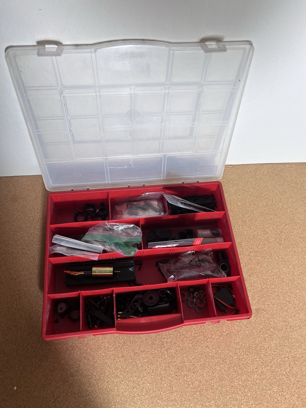 Lot Of RC Car Parts Including Loci And Tacon Brands Items As Shown