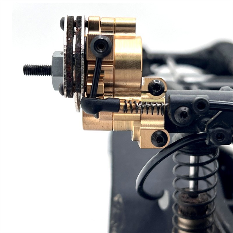 Metal Upgrade parts full armor set Brass Front C-Hubs For YK 1/10 YK4106 YK4107