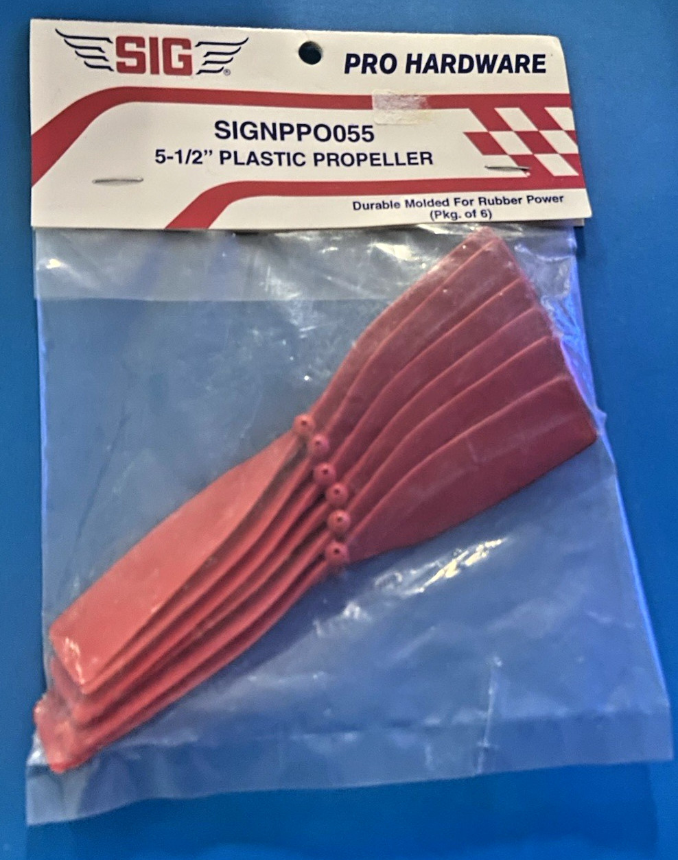 SIG Manufacturing FF Airplane Part NPPO055 Plastic Propeller 5-1/2″ *BRAND NEW*