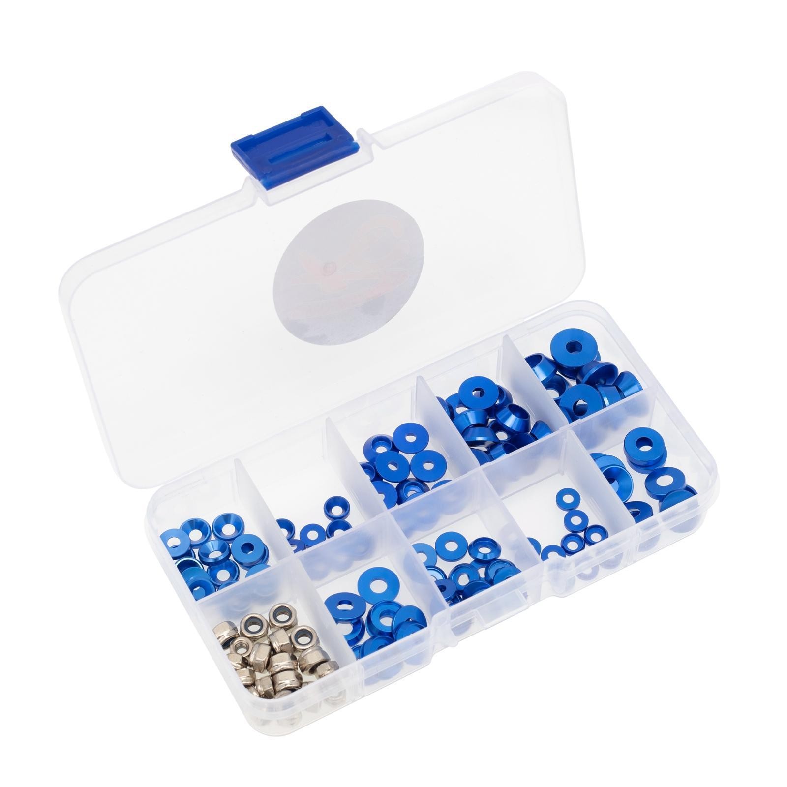 125pcs RC Car M2.5 M3 M4 Screw Gasket&Nuts For 1/10 1/8 Model Cars Upgraded b