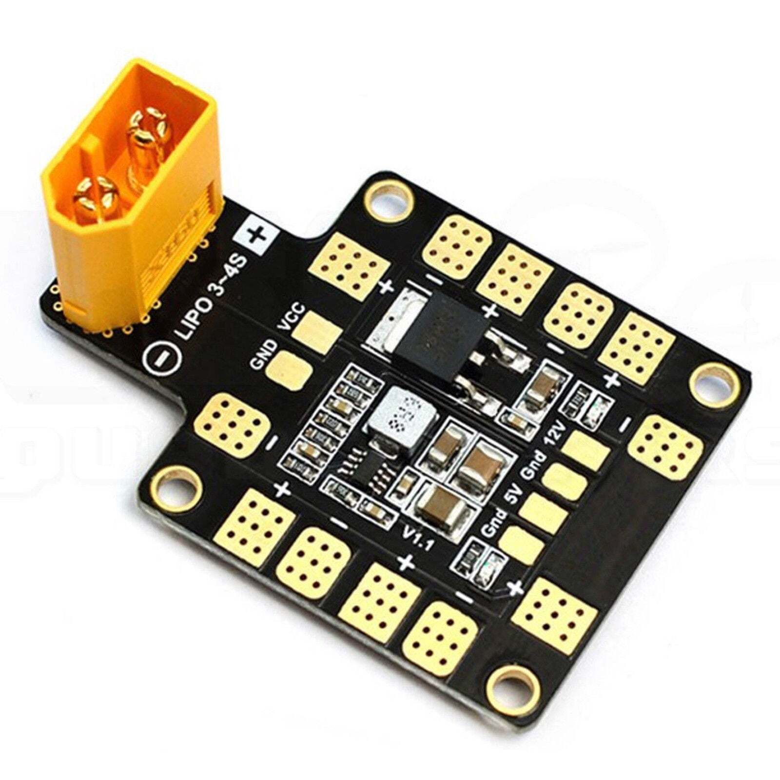 Drone Power Distribution Board XT60 3-4S 9-18V 5V 12V Output PDB