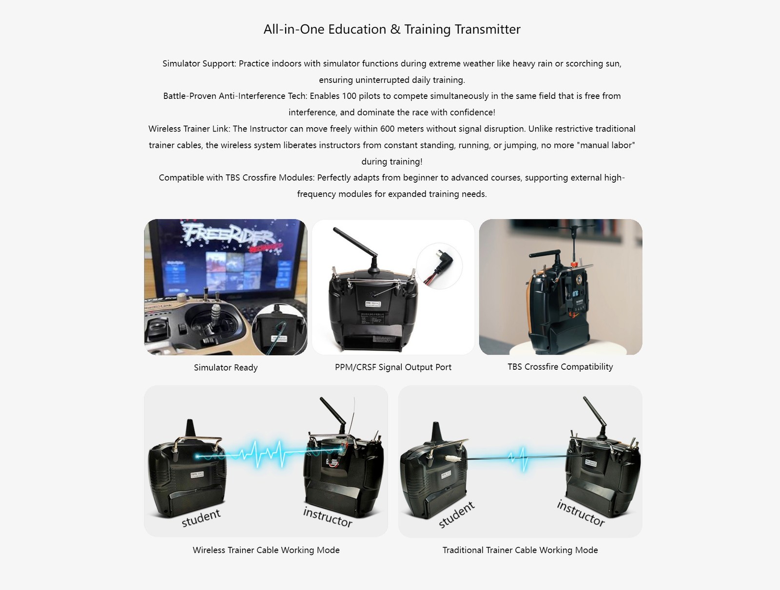 RadioLink AT9S Pro 12 Fully-proportional Channels Transmitter with receive