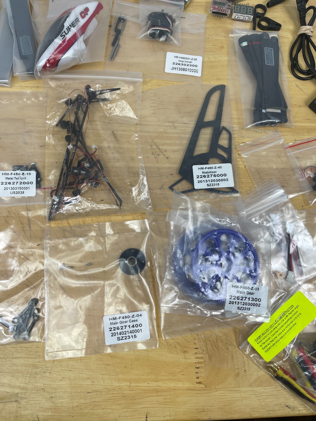 Walkera RC Helicopter Parts Lot NOS V450D01 V450D03 Super CP Master CP