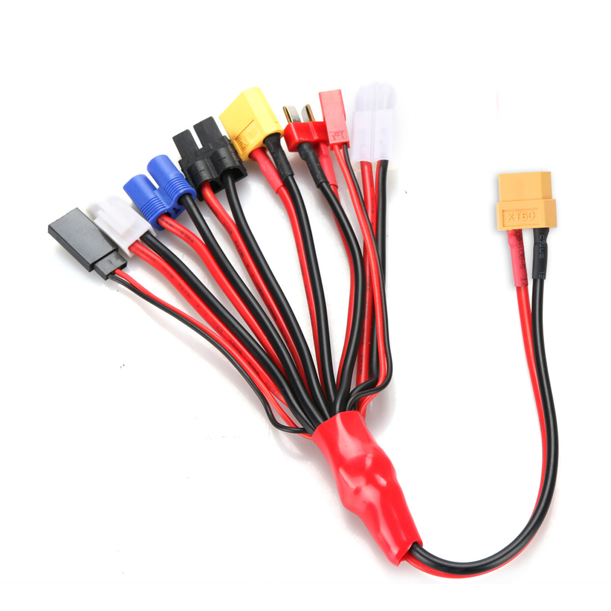 8 in 1 Octopus Convert Cable to XT60H Plug Lead Cable for TRX,T-Plug,Tamiya,JST