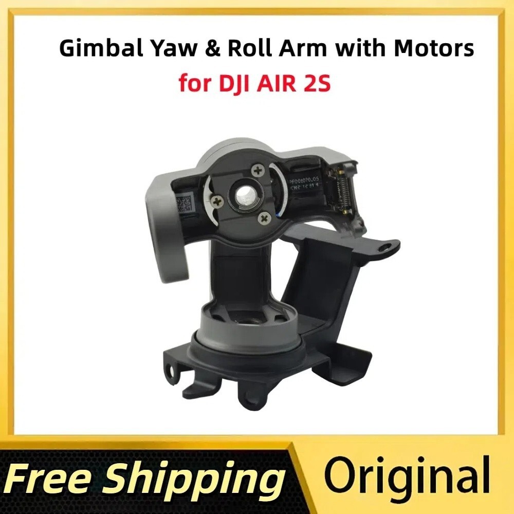 Original Gimbal YR Motor with Yaw Roll Arm Assembly Bracket For DJI AIR 2S Drone