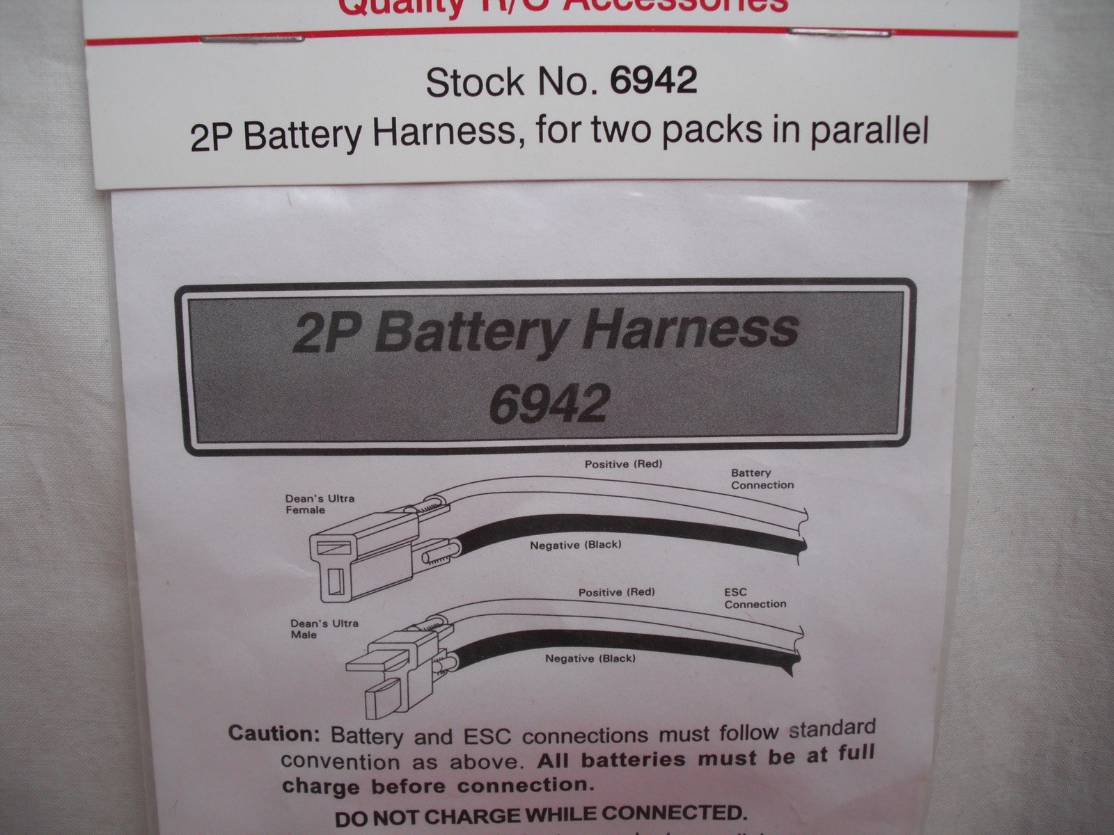 Maxx Products Mpi 6942, 2P Battery Harness, Parallel,Cable,RC R/C Plane Car Boat